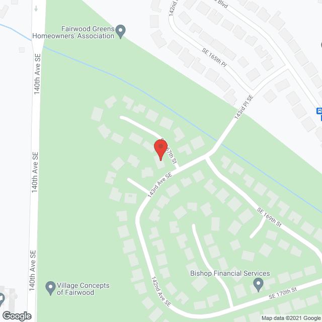 Map of the neighborhood around Fairwood Springs AFH, LLC