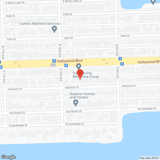 Map of the neighborhood around T E C Legacy, LLC
