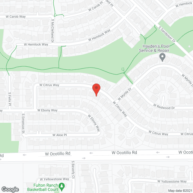 Map of the neighborhood around Victoria Home