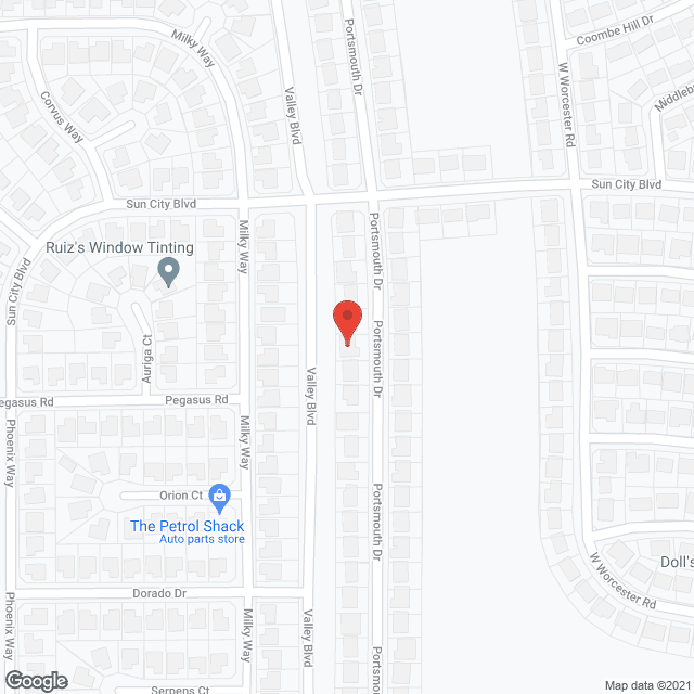 Map of the neighborhood around Gem's Senior Living I