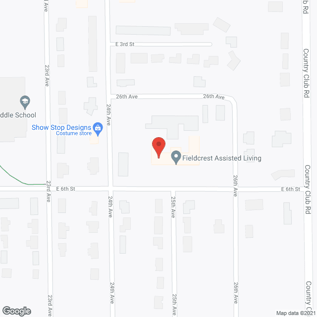 Map of the neighborhood around Vista Prairie at Fieldcrest