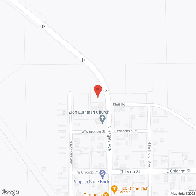 Map of the neighborhood around Valley Apartments