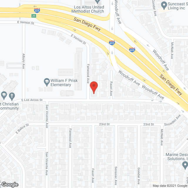 Map of the neighborhood around Mom and Dad's House III