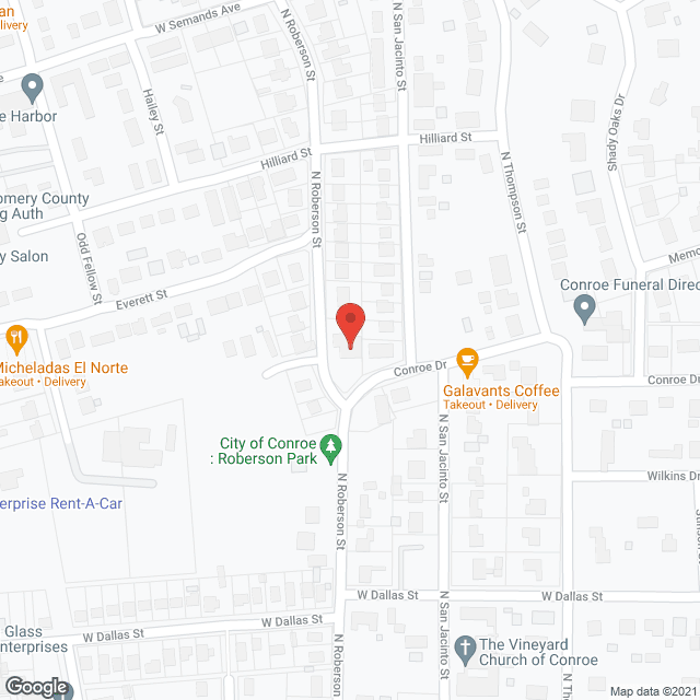 Map of the neighborhood around Above and Beyond Assisted Living