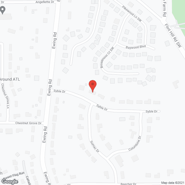 Map of the neighborhood around Hope Assisted Living Home