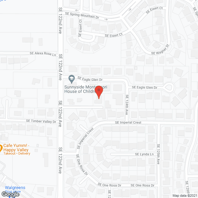 Map of the neighborhood around Happy Valley AFC