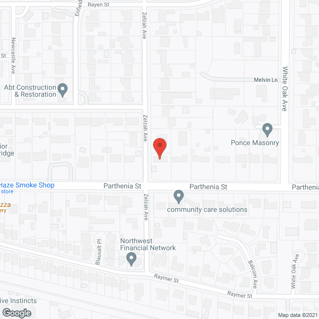 Map of the neighborhood around Luxor Living Inc