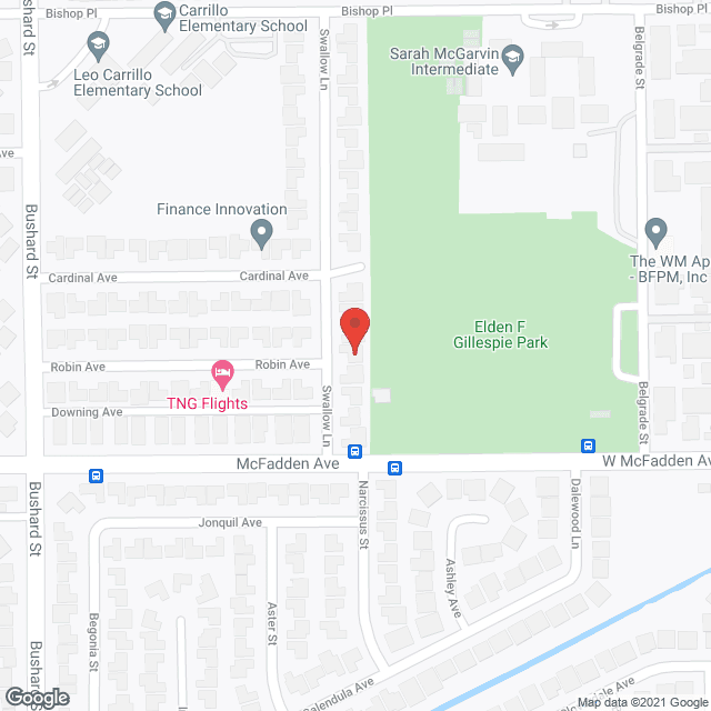 Map of the neighborhood around River of Life Home Care