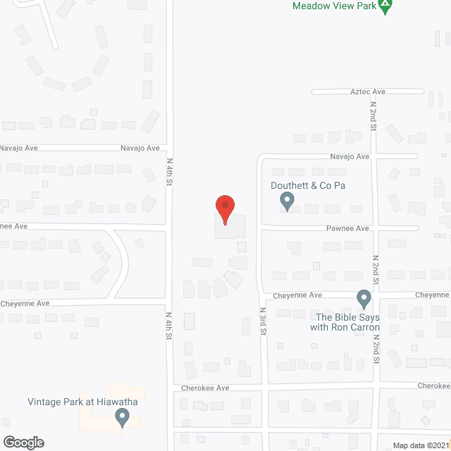 Map of the neighborhood around Hiawatha Plaza LLC