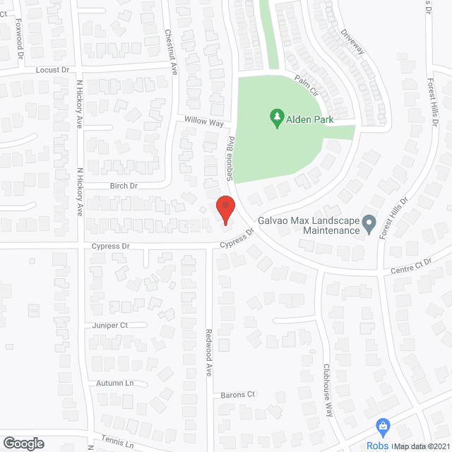Map of the neighborhood around Golden Valley Residential Care Facility