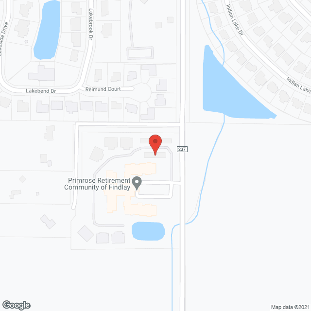 Map of the neighborhood around Primrose Corporate