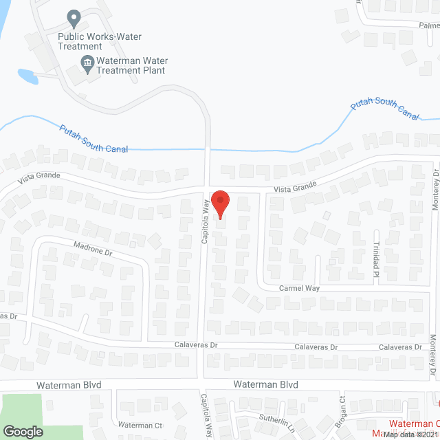 Map of the neighborhood around Angel's Paradise