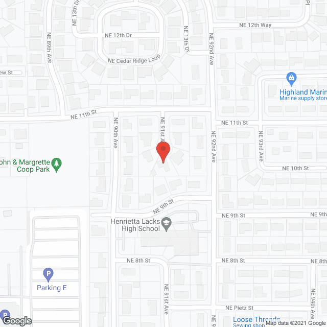 Map of the neighborhood around Geriatric Golden Care Home