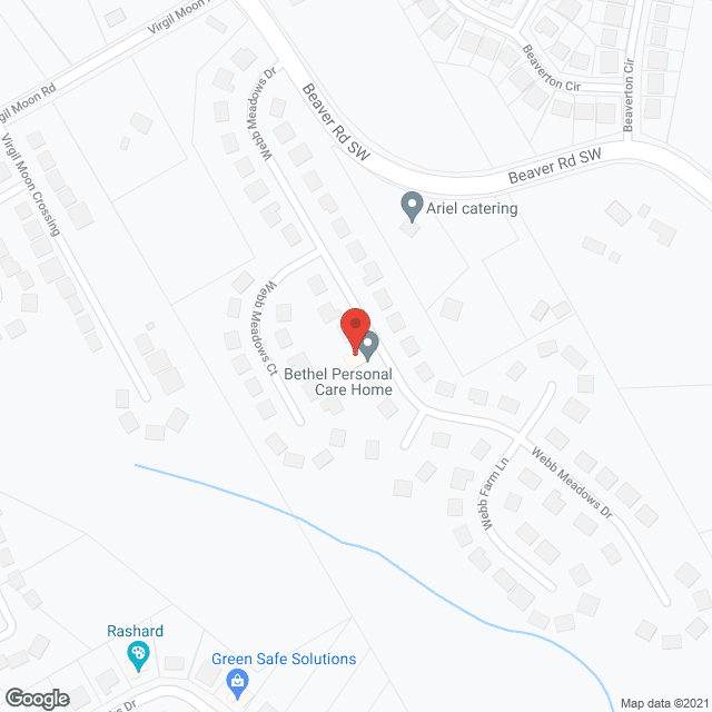 Map of the neighborhood around Bethel Personal Care Home
