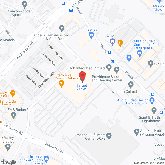 Map of the neighborhood around B and B's Country Manor