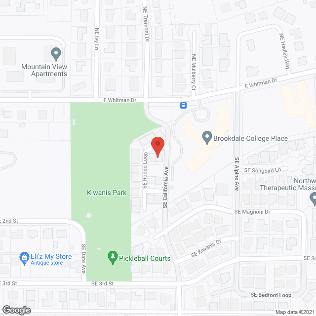Map of the neighborhood around Eagle Meadows Cottages