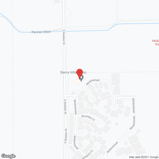 Map of the neighborhood around Sierra Village Retirement