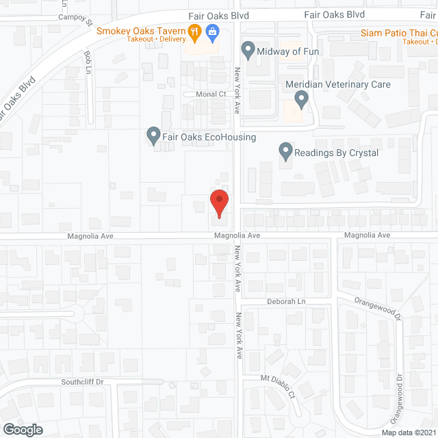 Map of the neighborhood around Magnolia Elderly Care Home