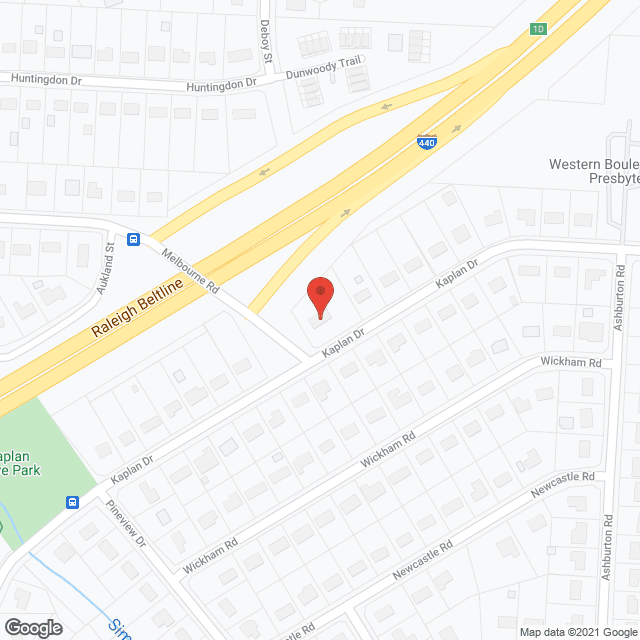 Map of the neighborhood around Serenity Place IV