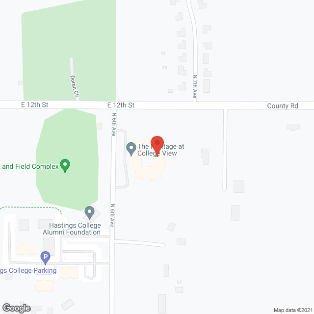 Map of the neighborhood around The Heritage at College View
