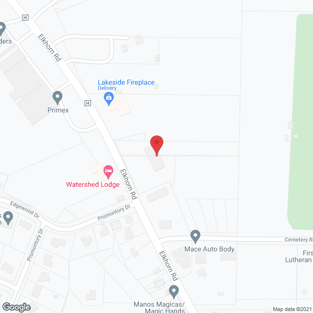 Map of the neighborhood around Geneva Hills