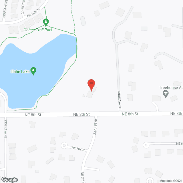 Map of the neighborhood around Premier Gentle Care
