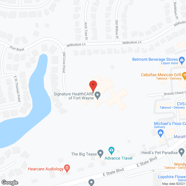 Signature HealthCARE of Fort Wayne in google map