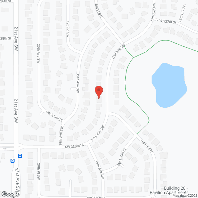 Map of the neighborhood around Adult Quality Care I