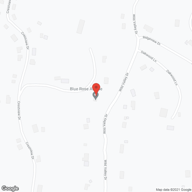 Map of the neighborhood around Pleasant Valley Cottage