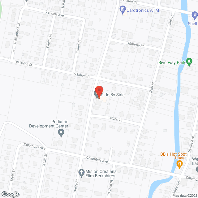 Map of the neighborhood around Side By Side, LLC