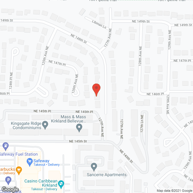 Map of the neighborhood around Caring Hearts, LLC