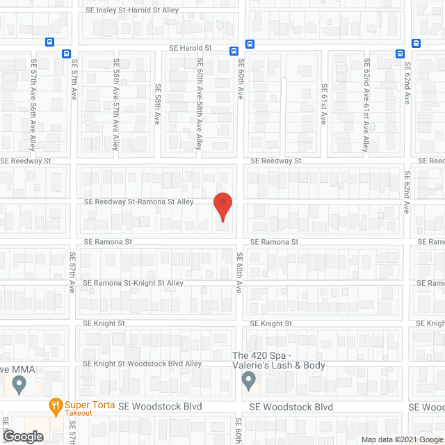 Map of the neighborhood around Erika's Care Home