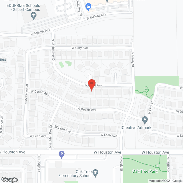 Map of the neighborhood around Garden Meadows Assisted Living - Merrill