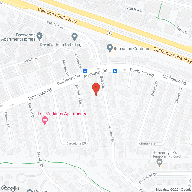 Map of the neighborhood around Antioch Care Home III