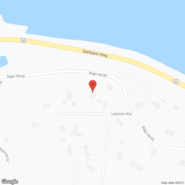 Map of the neighborhood around Lakeview Inn Senior Care Home