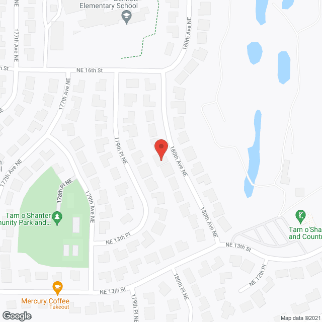 Map of the neighborhood around Angelic Quest II