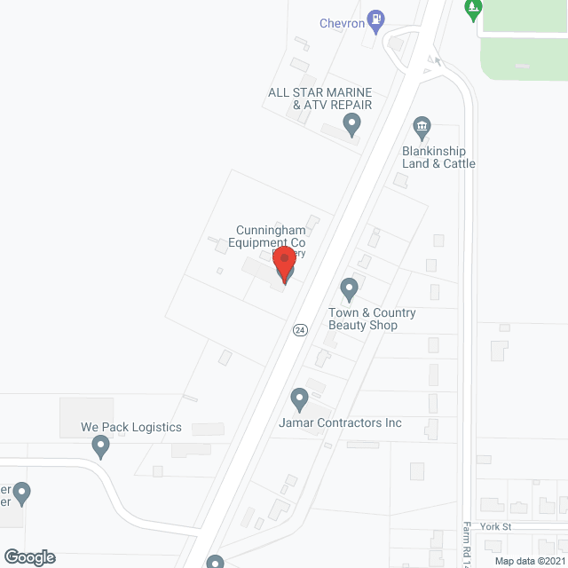 Map of the neighborhood around Vista Ridge of Cunningham