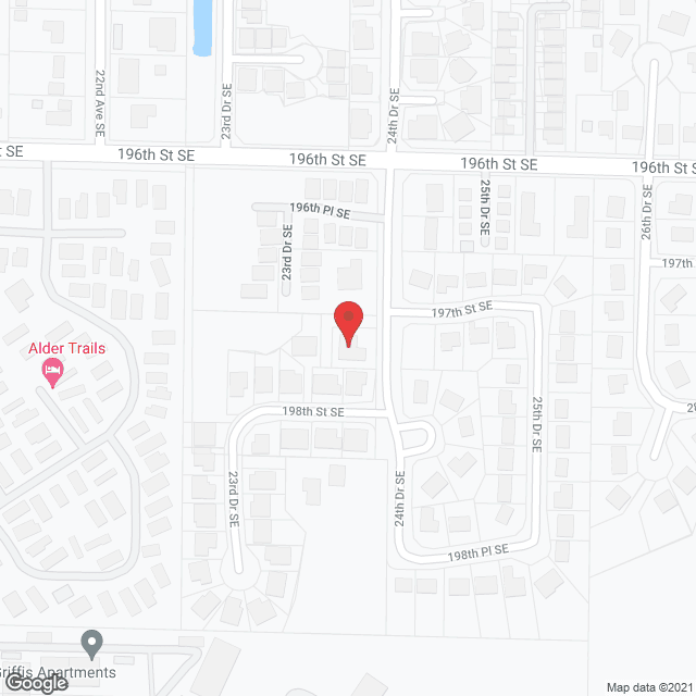 Map of the neighborhood around Bothell Park Manor