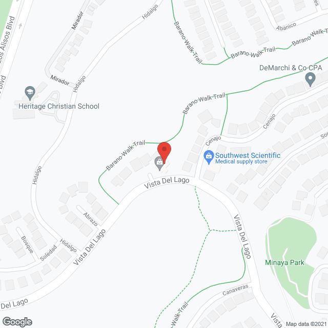 Map of the neighborhood around Jo Anne's Retirement Manor III