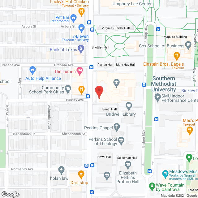 Map of the neighborhood around Vista Ridge at Turtle Creek