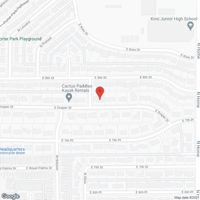 Map of the neighborhood around Amore Assisted Living Home, Inc