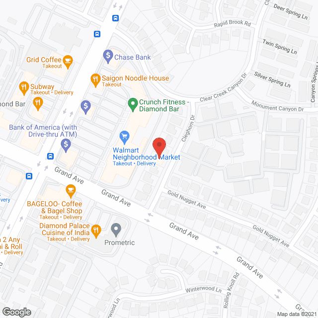 Map of the neighborhood around Mountain View Guest Homes