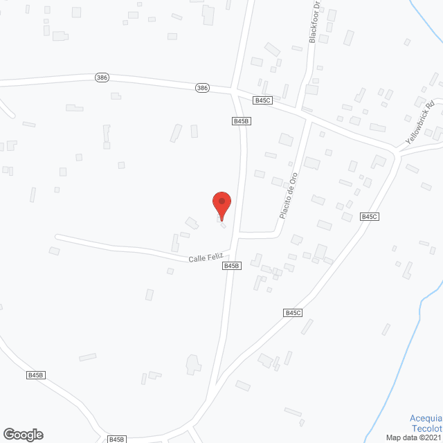 Map of the neighborhood around Pecos Valley Shelter Care Home