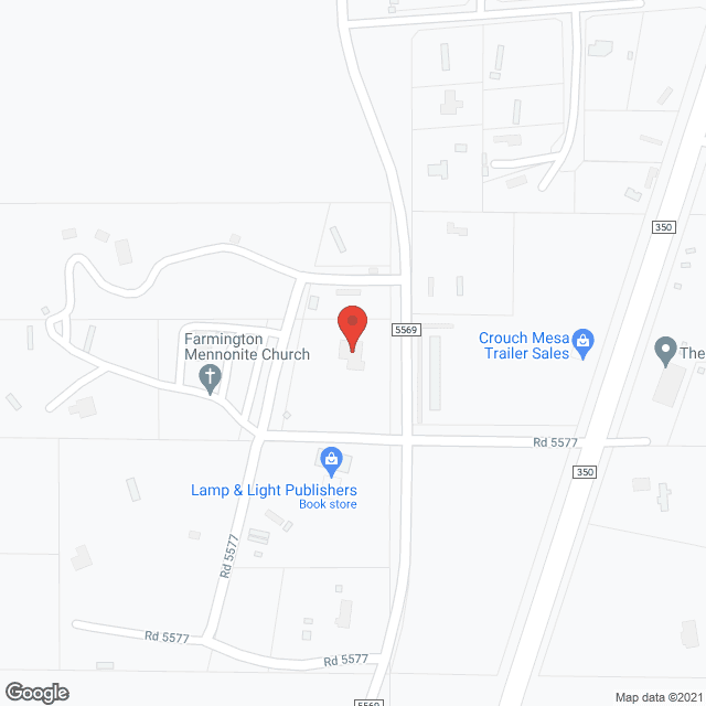 Map of the neighborhood around The Gingerich Home For Elderly Inc