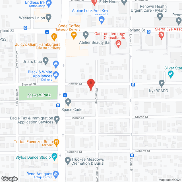 Map of the neighborhood around Aquarius Group Care Home I