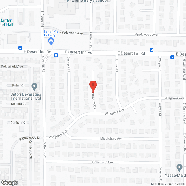 Map of the neighborhood around Sachele Senior Guest Home