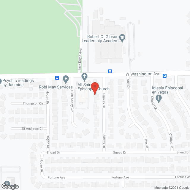 Map of the neighborhood around Fairway Home For the Elderly 2