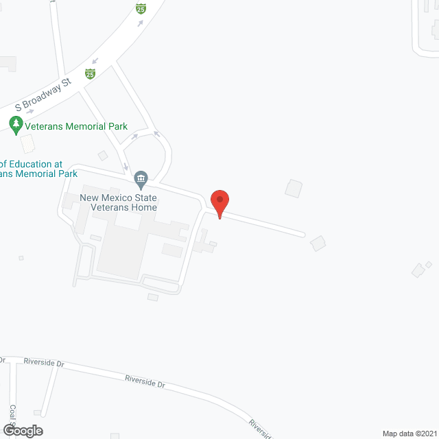 Map of the neighborhood around New Mexico State Veteran's Home