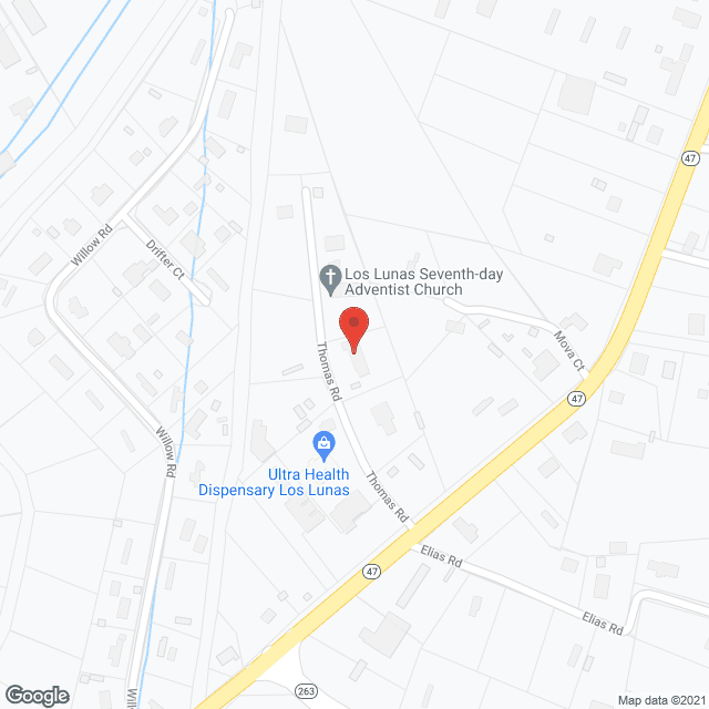 Map of the neighborhood around Hands and Heart