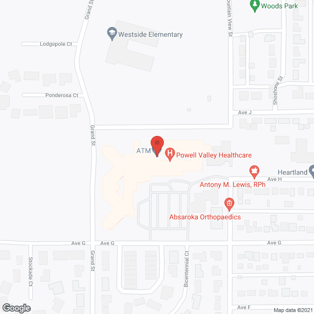 Map of the neighborhood around Heartland